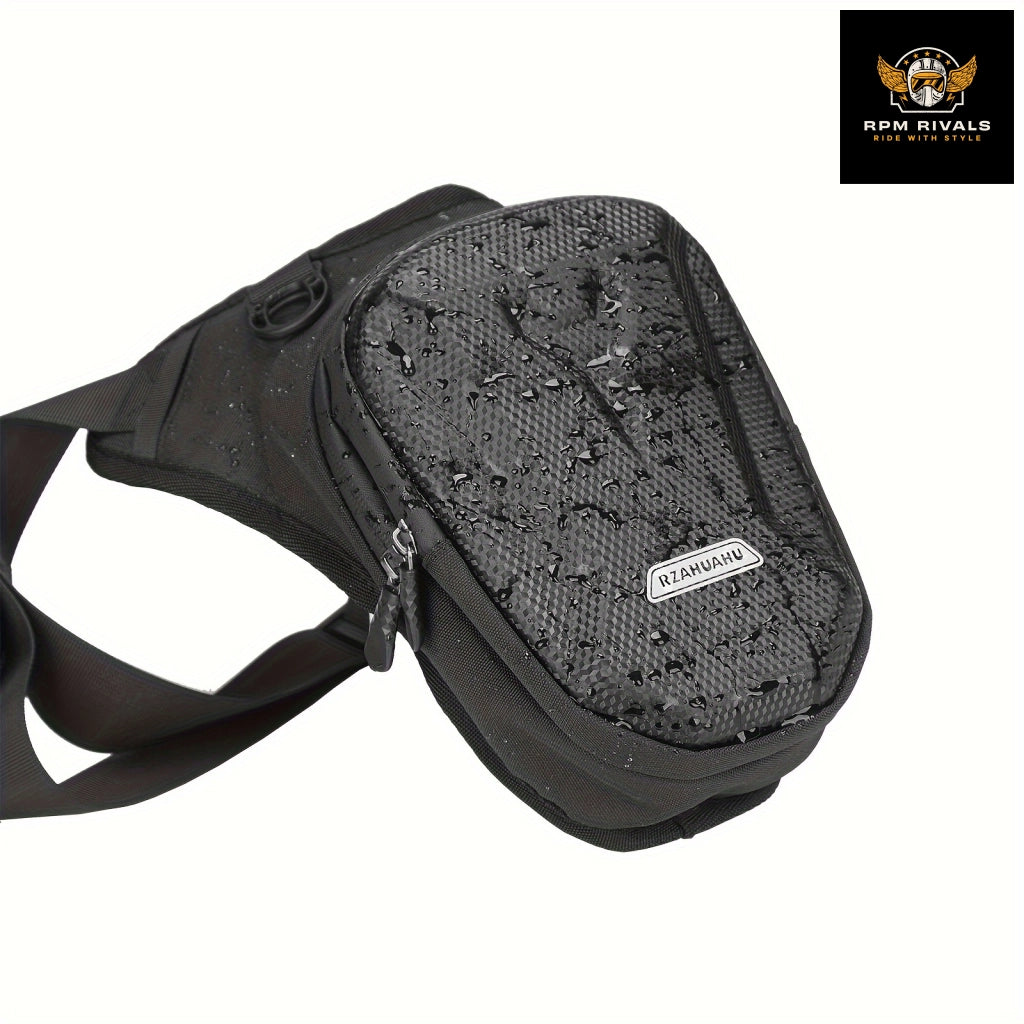 Tactical Knight Motorcycle Leg Bag Cycling Bag, Motorcycle Messenger Bag Male Waist Bag Outside Delivery Cross Bag Cycling Backpack Waterproof