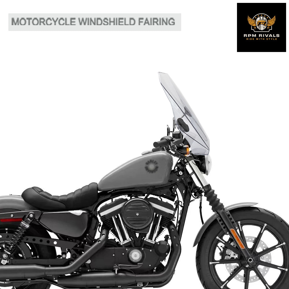 غطاء الزجاج الأمامي للدراجات النارية Harley Street 750/ROADSTER/1200CUSTOM/Fat Bob/Dyna Switchback/883L SuperLow/XR 1200/V8