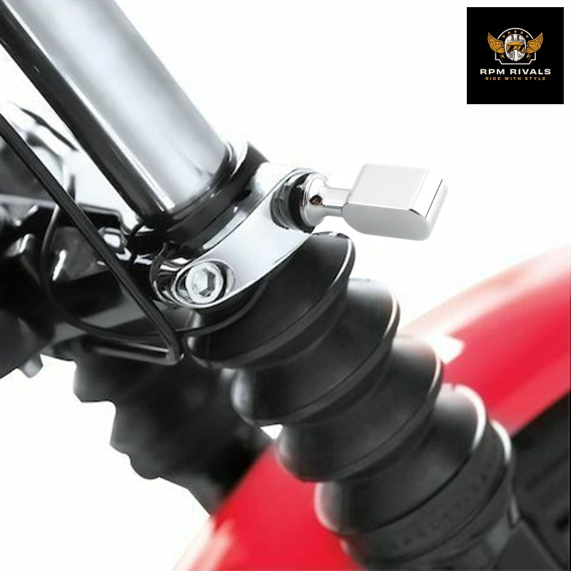 مصباح مؤشر إشارة الانعطاف LED الصغير للشوكة الأمامية للدراجة النارية Harley FXR 1987-2000 وDyna Glide 1991-2005