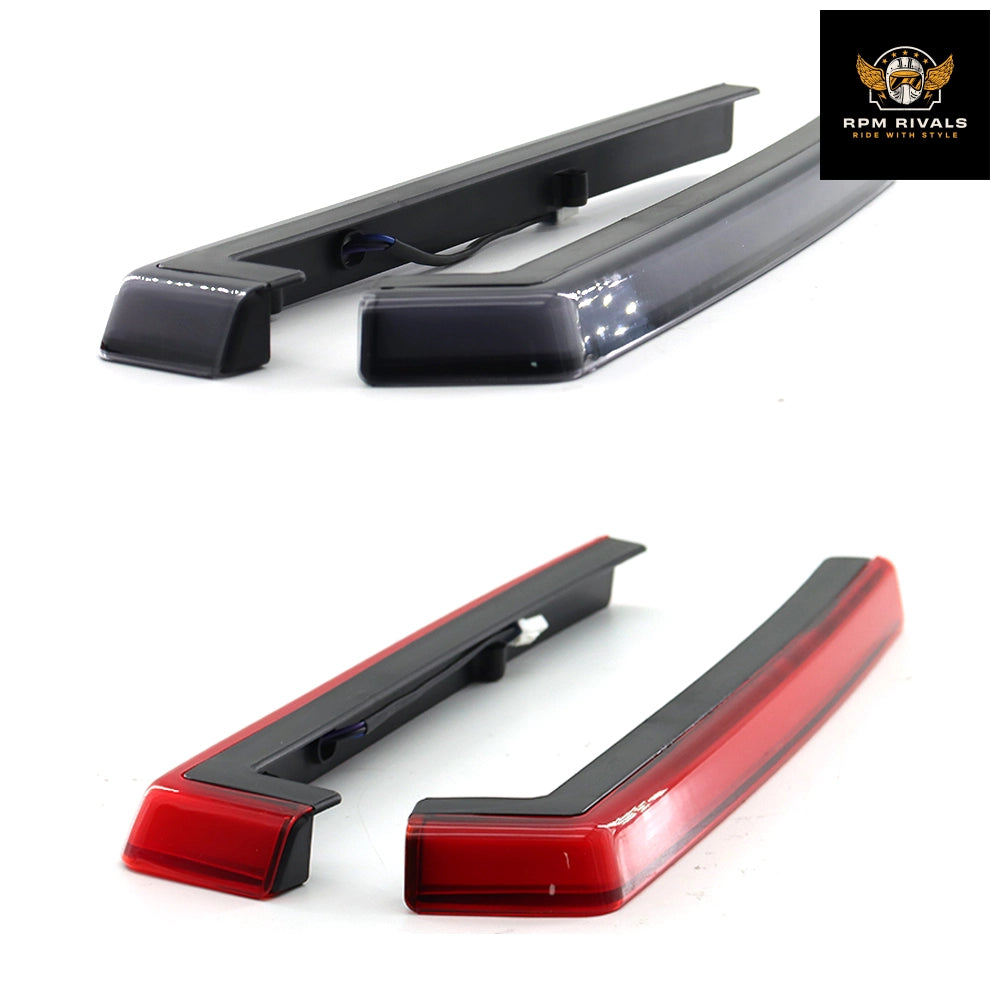 Rear Trunk Tour Pack Side Accent Marker Panel Turn Signal LED Lights For Harley Touring Road Electra Glide 2014-2023