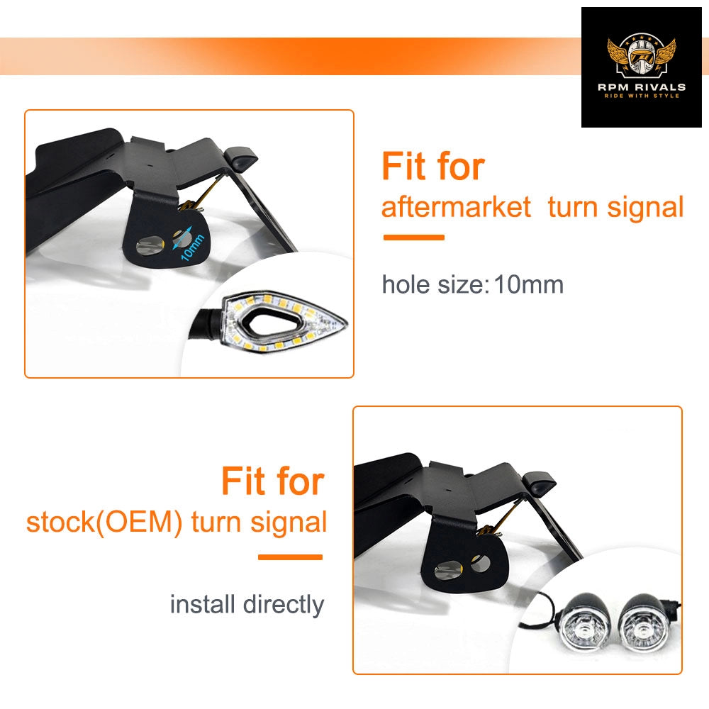 Aftermarket Fit For Harley Pan America 1250 Special Rear License Plate Holder Bracket Light Tail Tidy Fender Eliminator