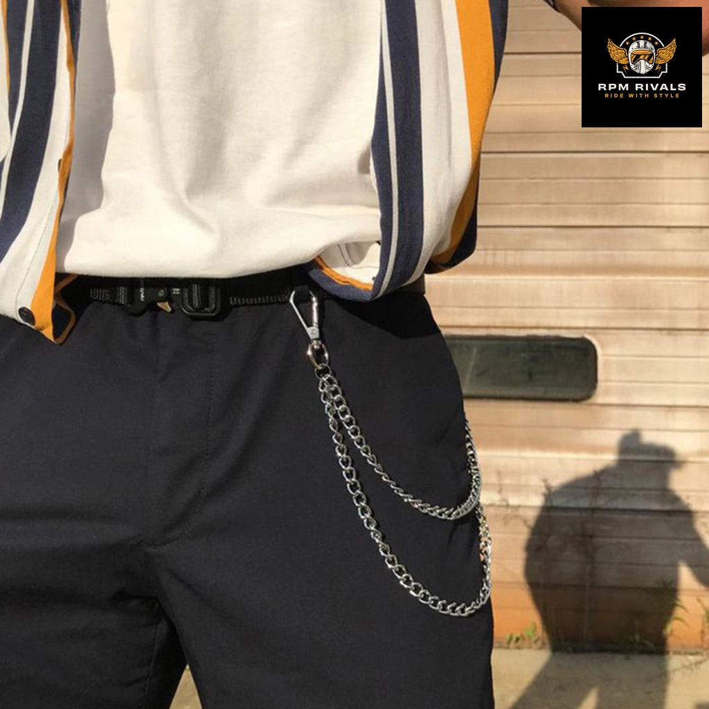 Punk Men's Jeans Waist Chain Accessories Clothing Ornaments