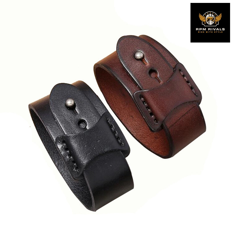 Simple Men's Casual Leather Bracelet Punk Party Hip Hop Bracelet Female Adjustable Couple Bracelet