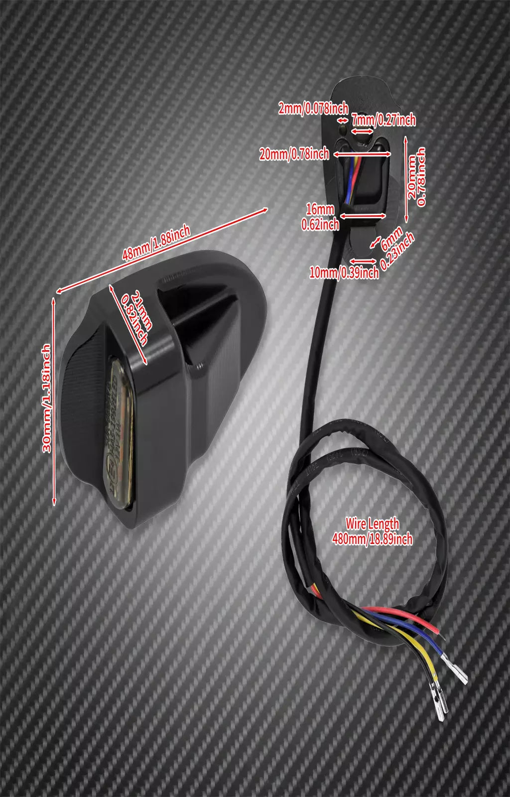 Motorcycle Led Indicator Lights Rear Turn Signal Brake Running Lamp E-Mark Light 12V For Harley Sportster Nightster 975 21-2023