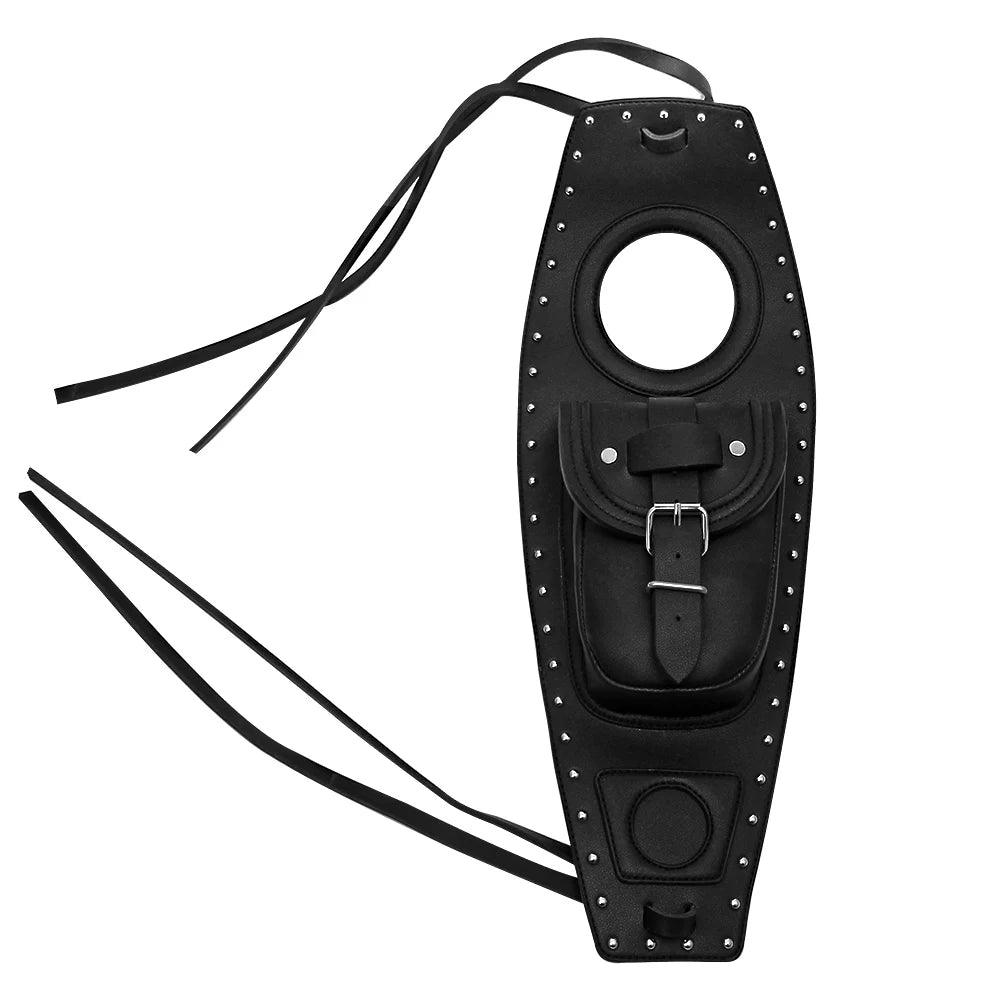 Motorcycle Leather Fuel Gas Tank Bag Pad Cover Fits For Harley Sportster Iron XL 883 1200 Forty Eight Seventy Two - RPM Rivals