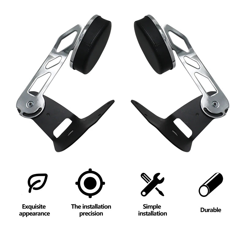 Motorcycle Rear Passenger Armrests for Honda Goldwing GL1800 GL 1800 2001 - 2017 Chrome New Adjustable Armrests Accessories