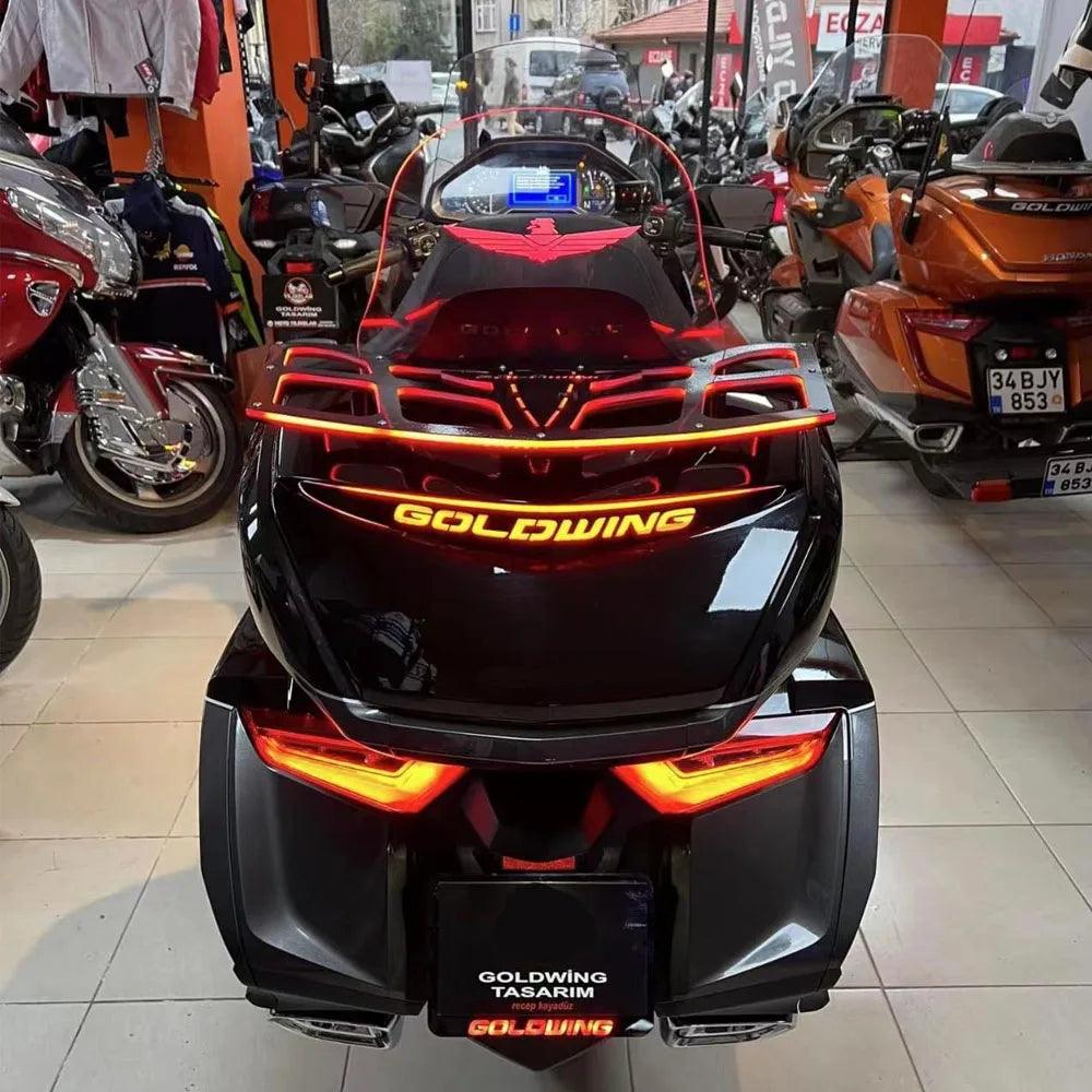 For Honda Goldwing 1800 Gold Wing GL1800 Motorcycle With Light 2018-2024 Goldwing Accessories Rear Air Deflector Wind Deflector