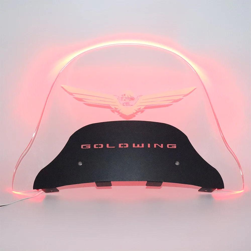 for HONDA Gold Wing GL1800 Accessories Motorcycle Rear Deflector With Light Goldwing 1800 LED Rear windshield GOLDWING Parts