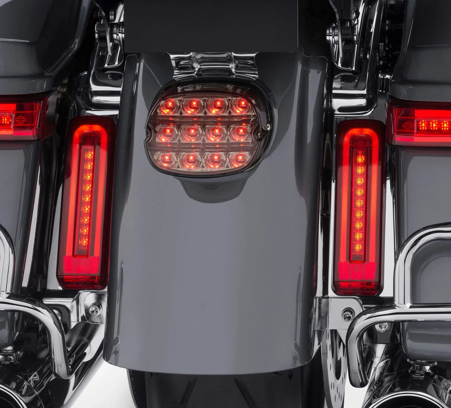 Motorcycle LED Saddlebag Filler Tail Light Turn Signal for Harley Davidson Touring Street Road Glide Road King FLHRSE 2014-2023