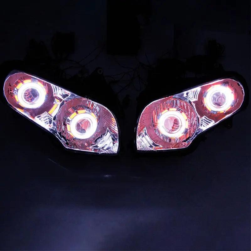Angel Eye HID Projector Headlight Assembly For Honda Goldwing GL1800 2001-2015015 GL 1800 F6B 2013 - 2015