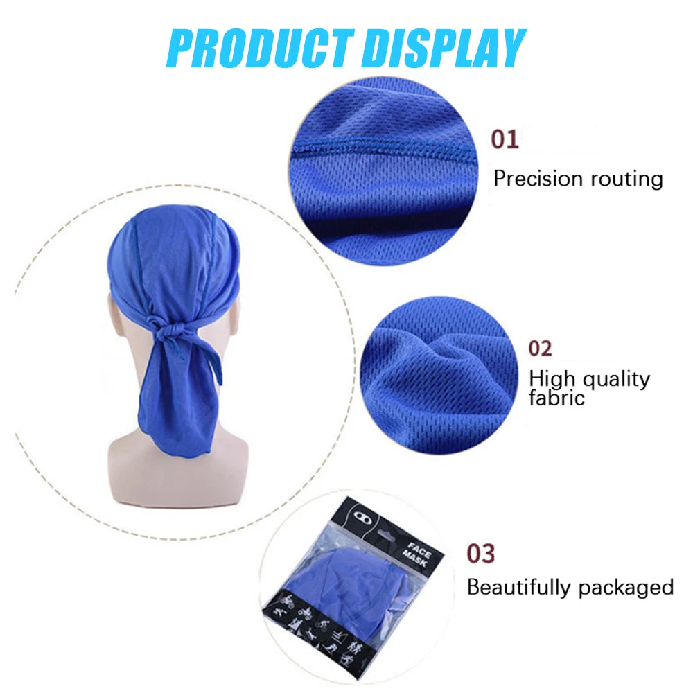 Quick Dry Bandana UV Protection Headband Scarf Summer Men Riding Bandana Headscarf Balaclava Headscarf