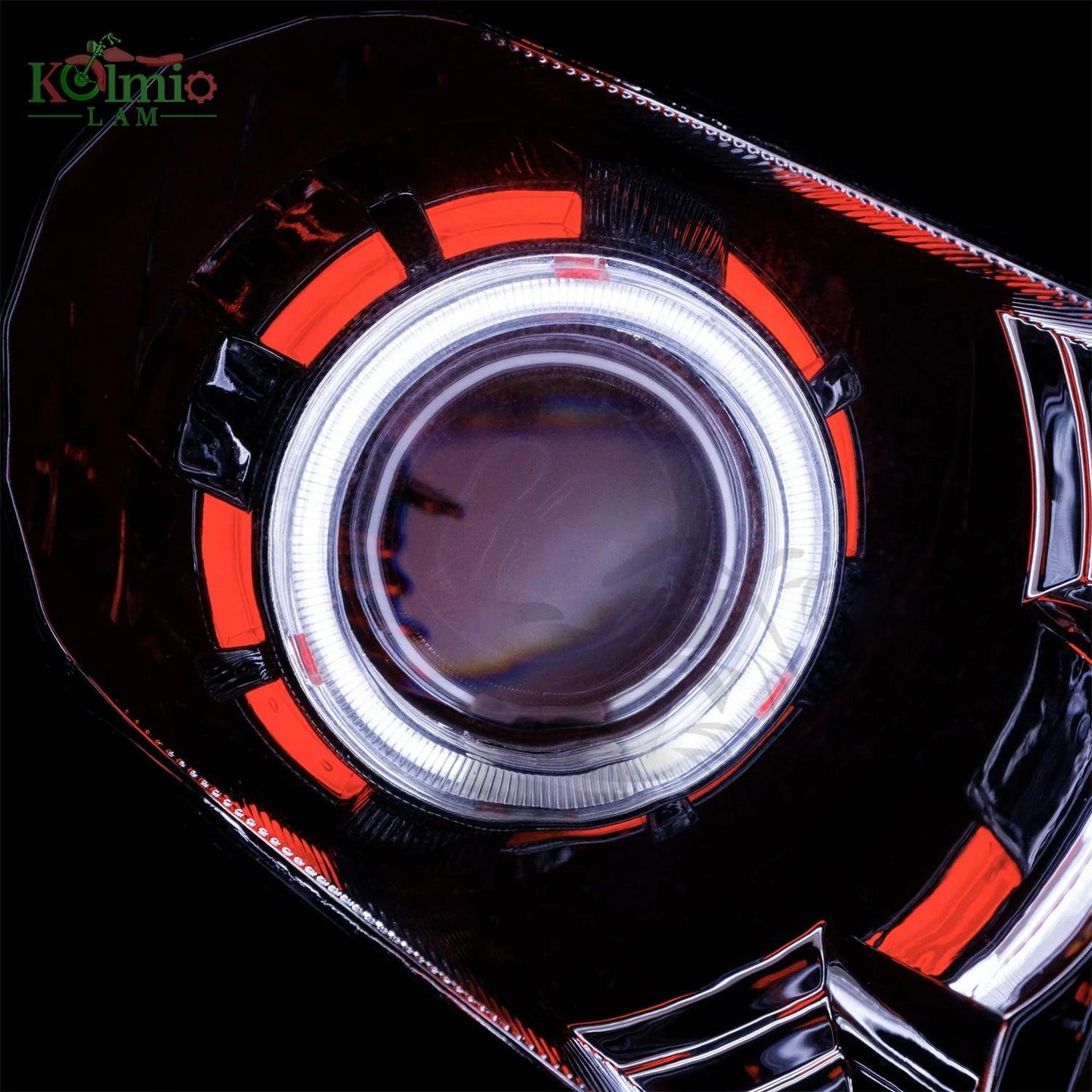 Motorcycle White Angel Eye Demon Eye HID Headlight Assembly Fit For Honda Goldwing GL1800 2001- 2015 GL 1800 F6B 2013 - 2015