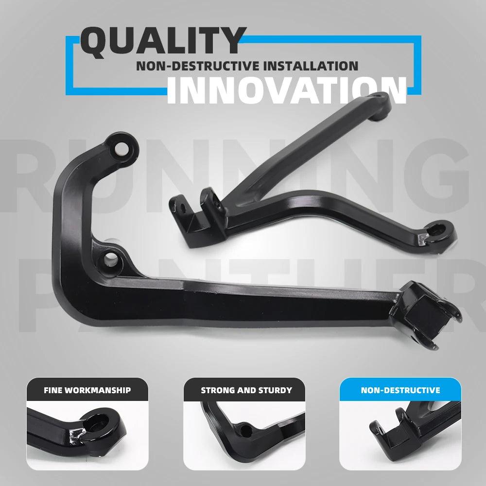 NEW FOR SPORTSTER S 1250 RH1250 RH 1250 2021 2022 - Motorcycle Passenger Foot Peg Rests Footpeg Support Kit Heat Shield Cover - RPM Rivals