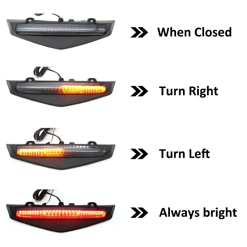 For Honda GOLD WING GL 1800 GL1800 2018-2022 Motorcycle Rear Top Box Shelf Turn Signal Trunk Luggage Rack LED Brake Tail Light