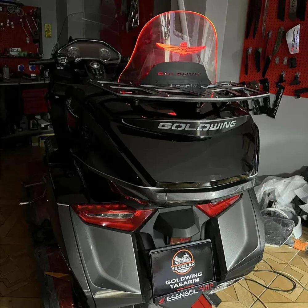For Honda Goldwing 1800 Gold Wing GL1800 Motorcycle With Light 2018-2024 Goldwing Accessories Rear Air Deflector Wind Deflector