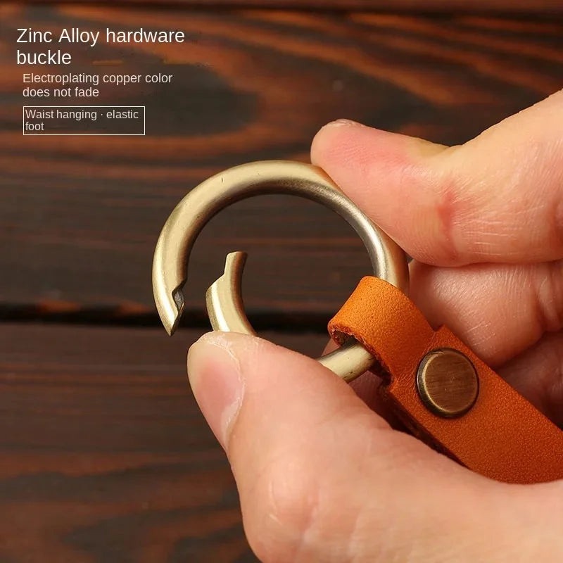 Suitable For Harley Motorcycle FOB Retro Key Pack X48 Induction Start 883 Keychain Cowhide Handmade Key Case