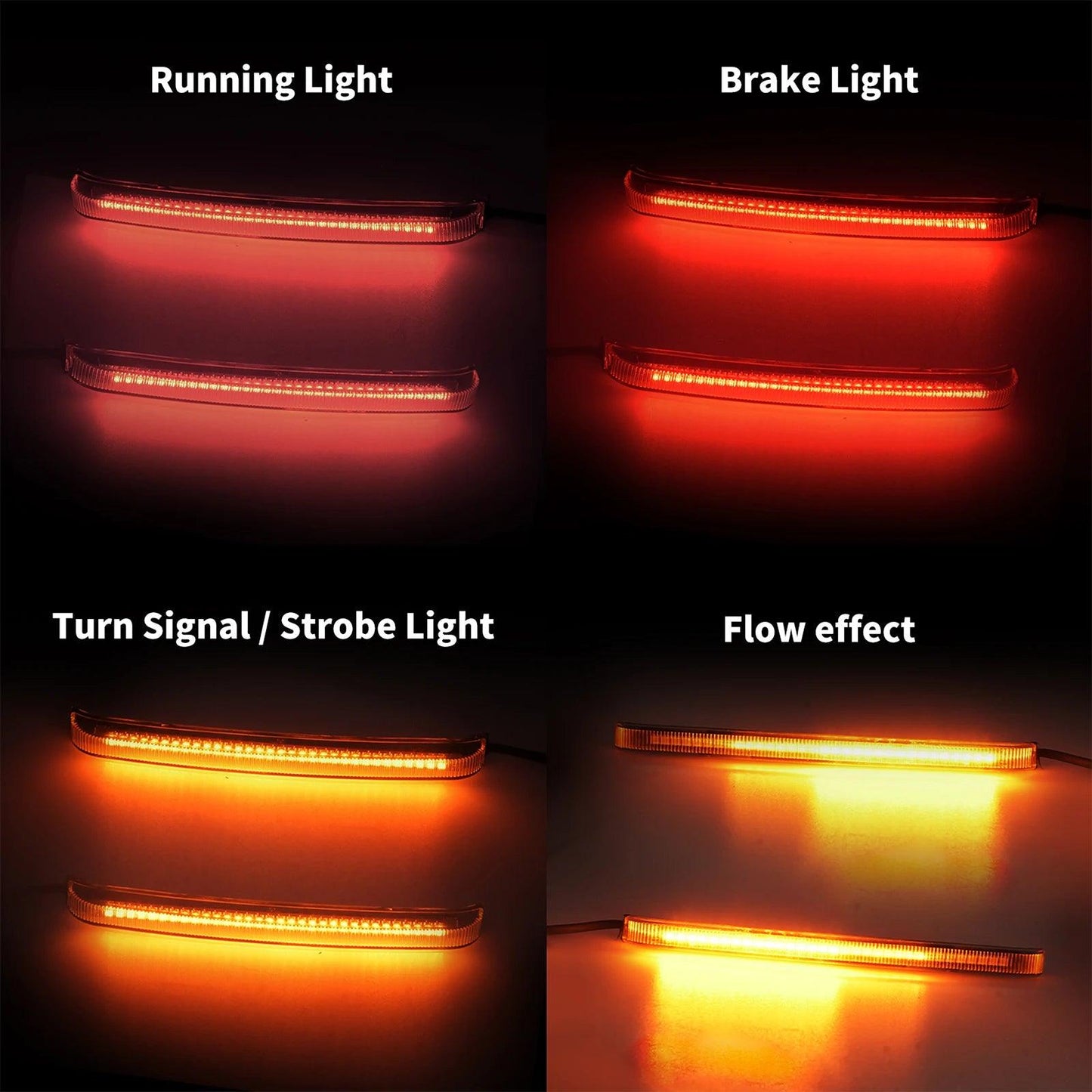 Motorcycle Led Saddlebag Brake Flowing Turn Signal Accent Light For Harley Touring 1997-2022 Electra Glide Road Glide FLHR CVO - RPM Rivals