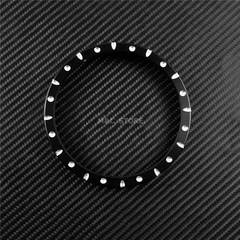Motorcycle Black Speedometer Trim Bezel Cover Billet CNC Cut For Harley Sportster 883 1200 XL XR Iron Dyna Stree Bob Low Rider - RPM Rivals