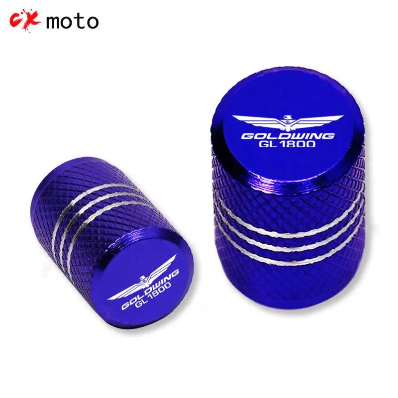 For HONDA Gold Wing 1800 GL1800 GL 1800 2001-2020 Motorcycle Tire Valve Air Port Stem Cover Cap Plug CNC Aluminum Accessories - RPM Rivals