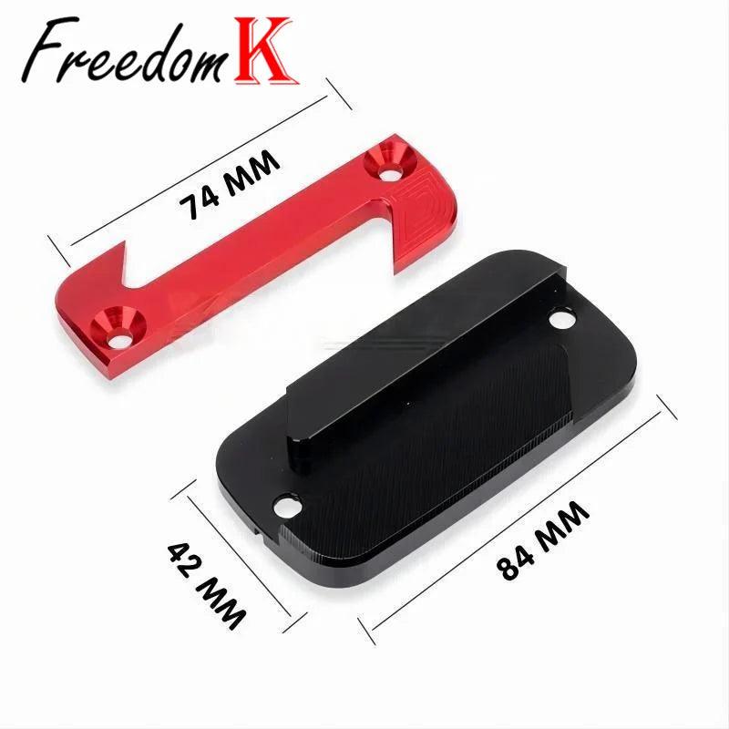 Motorcycle CNC Front Brake Reservoir Fluid Tank Oil Cup Cover For Goldwing GL1800 GL1500 GL 1800 VTX 2010-2018
