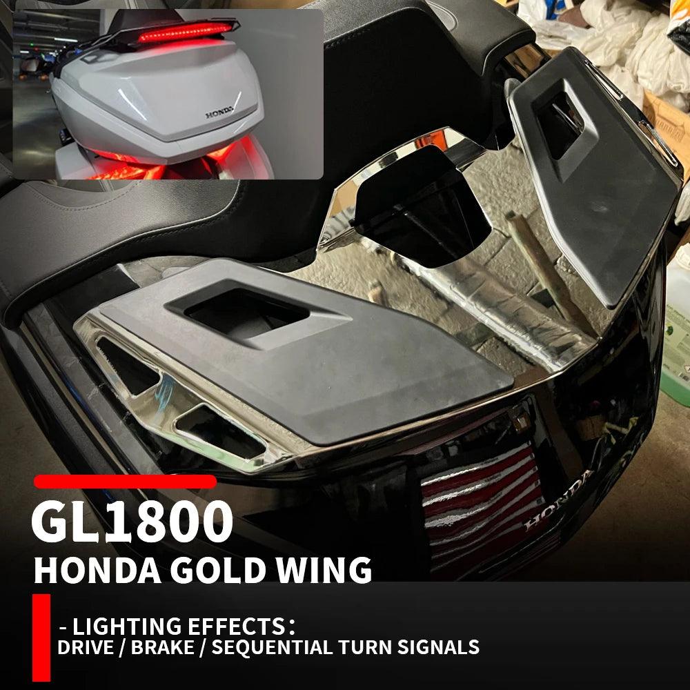For Honda GOLD WING GL 1800 GL1800 2018-2022 Motorcycle Rear Top Box Shelf Turn Signal Trunk Luggage Rack LED Brake Tail Light