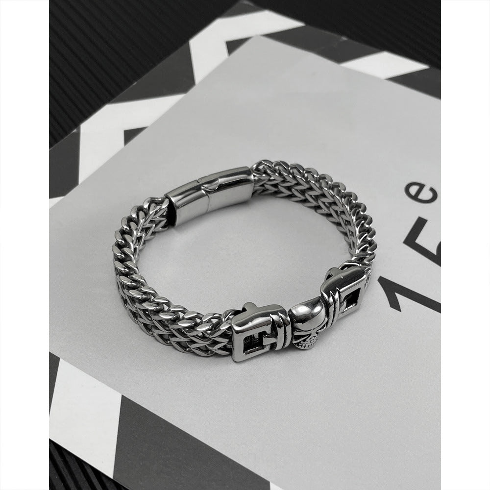 Retro Titanium Steel Bracelet For Men