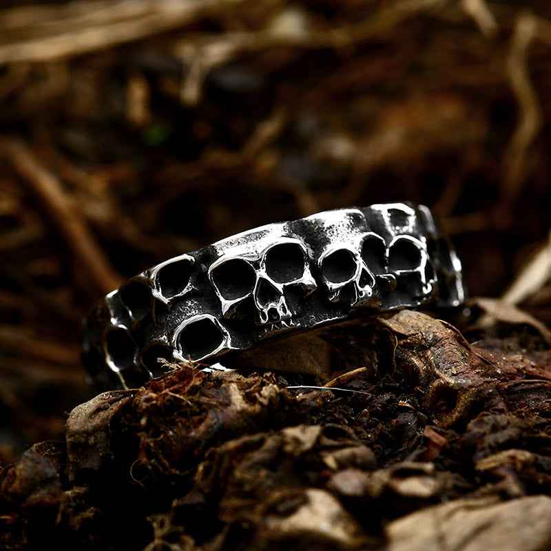 Stainless Steel Skull Ring