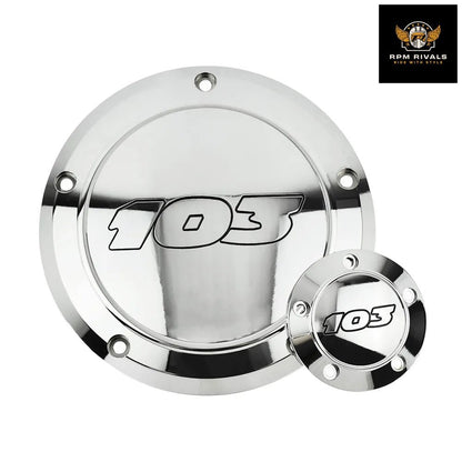 103 Derby Timer Clutch Timing Covers Set Black/Chrome For Harley Touring Road King 99 - 15 Softail Dyna 99 - 17 Fat Boy - RPM Rivals