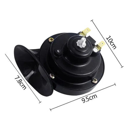 12V Super Loud Car 300DB Dual Tone Snail Electric Air Horn Siren Motorcycle T - RPM Rivals