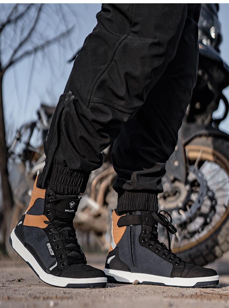 Motorcycle Boots Summer Breathable Drop-resistant Parkour Shoes - RPM Rivals