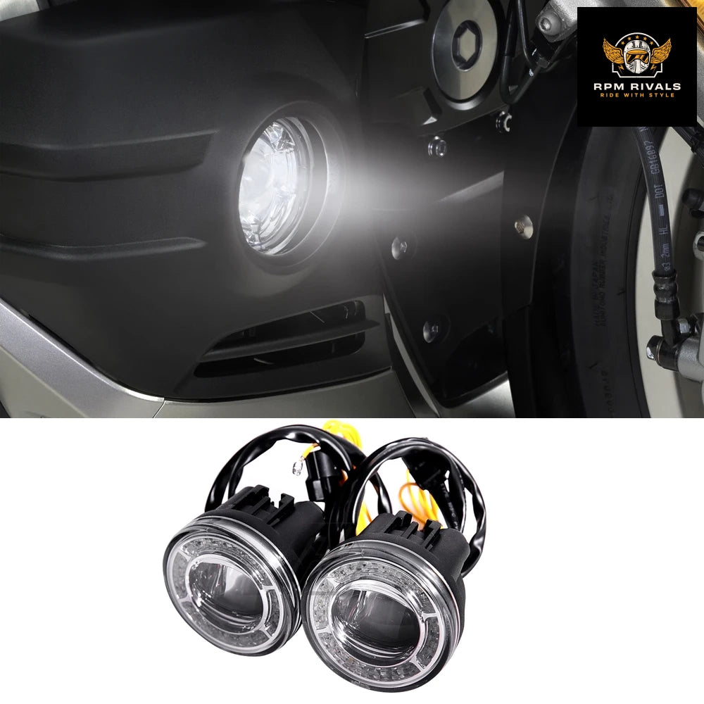 For Honda Goldwing Accessories Gold Wing Tour GL1800 2018 -up Motorcycle LED Fog Light Bracket Button