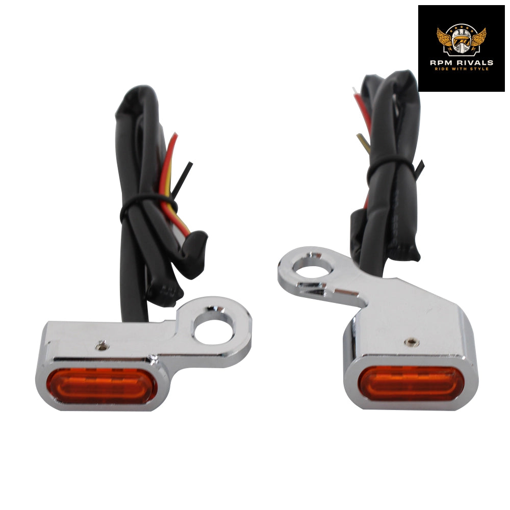 Motorcycle Mini LED Turn Signal Light Running Indicator Lamp For Harley Dyna 1996-2017 Softail Sportster XL 96-2003