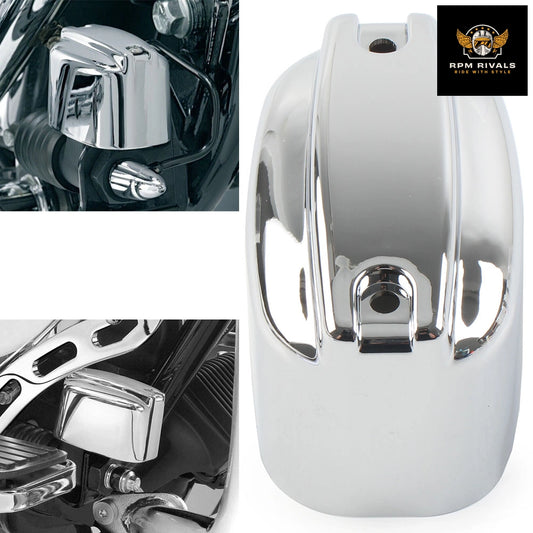 Chrome Rear Brake Master Cylinder Cover For Harley Davidson Touring Electra Glide 1999-2007 For H-D Trikes 2009-2013