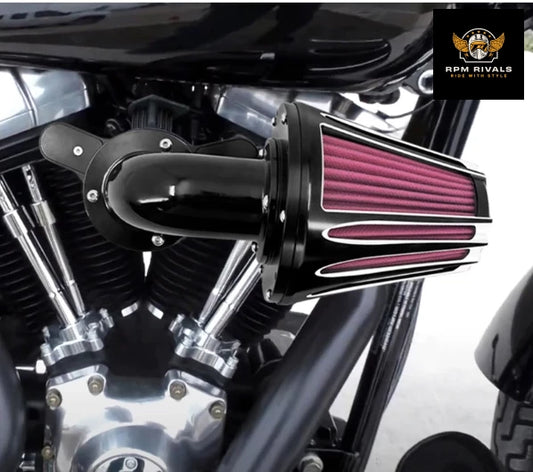 CNC Air Filter Cleaner For Harley Touring Road King Electra Street Glide Dyna Softail FLTR FLH Fat Boy Low Rider FXDB