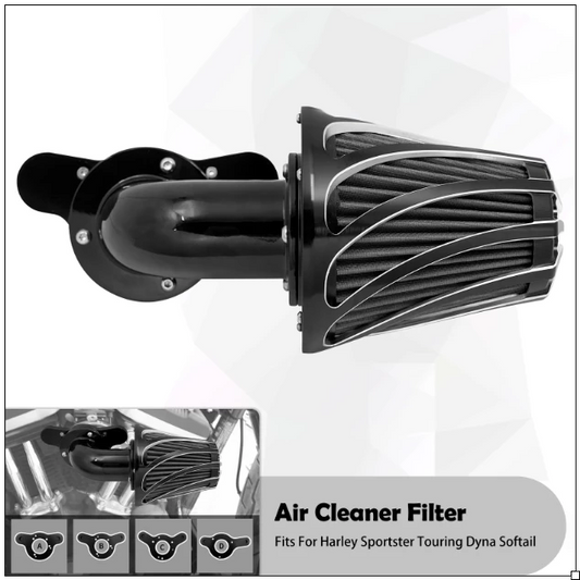 Air Cleaner Filter For Harley Sportster XL 1200 883 48 Dyna Touring Electra Glide Road King Softail Heritage Fat Boy