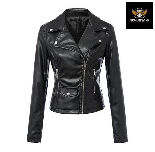 Leather coats Motorcycle Jacket Black Outerwear leather PU Jacket