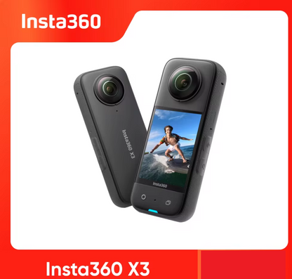 Insta360 X3 - NEW 5.7K 360 Action Camera, 72MP Photos, Waterproof and Rugged, 4K Single-Lens Mode