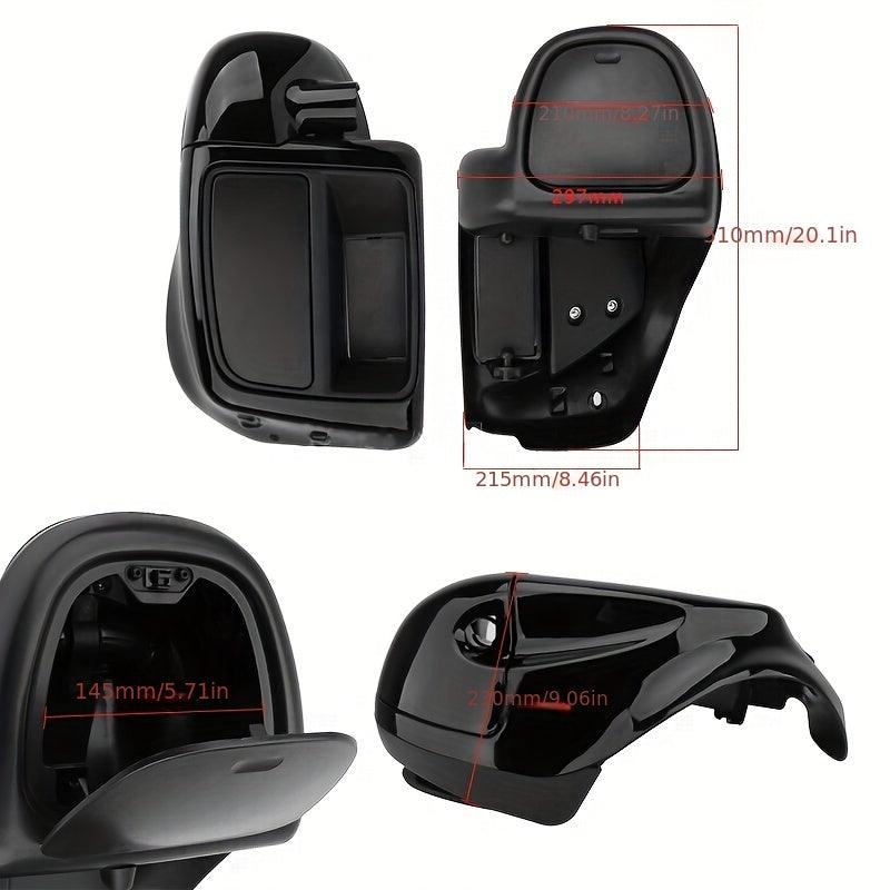 Motorcycle Gloss Black Lower Vented Leg Fairing Glove Box For Harley For Touring For Street Glide For Ultra For Road King 2014-2023 - RPM Rivals