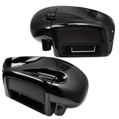 Motorcycle Gloss Black Lower Vented Leg Fairing Glove Box For Harley For Touring For Street Glide For Ultra For Road King 2014-2023 - RPM Rivals