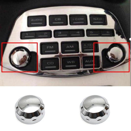 1pcs For Honda GL1800 2001 2002 2003 2004 - 2011 Goldwing Fairing Switch Decoration Boky Kits Chrome, Brand New Accessory Parts - RPM Rivals