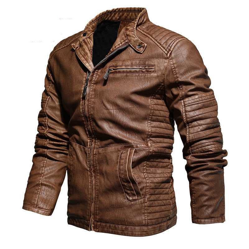 2024 New Men's Motorcycle Leather Jacket - RPM Rivals