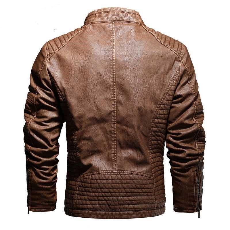 2024 New Men's Motorcycle Leather Jacket - RPM Rivals