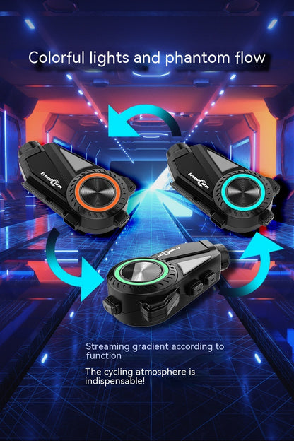 Motorcycle Helmet Intercom Bluetooth Headset Driving Recorder R3