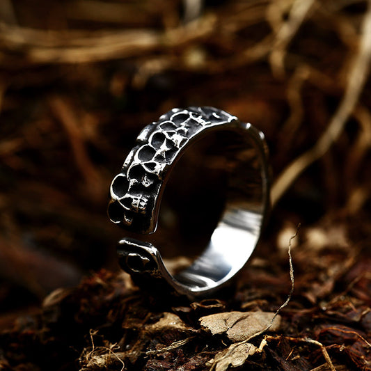 Stainless Steel Skull Ring