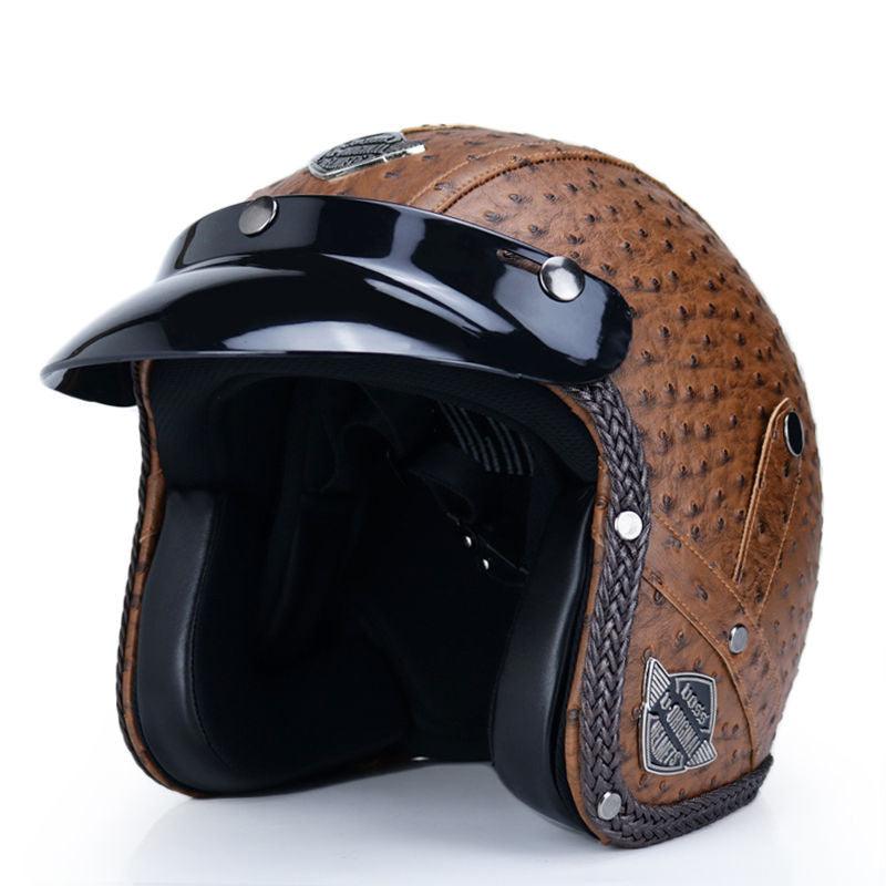 Retro Motorcycle Helmet Male Motorcycle - RPM Rivals