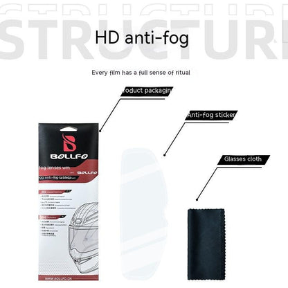 Motorcycle Helmet Film Rain-proof Anti-fog Film - RPM Rivals