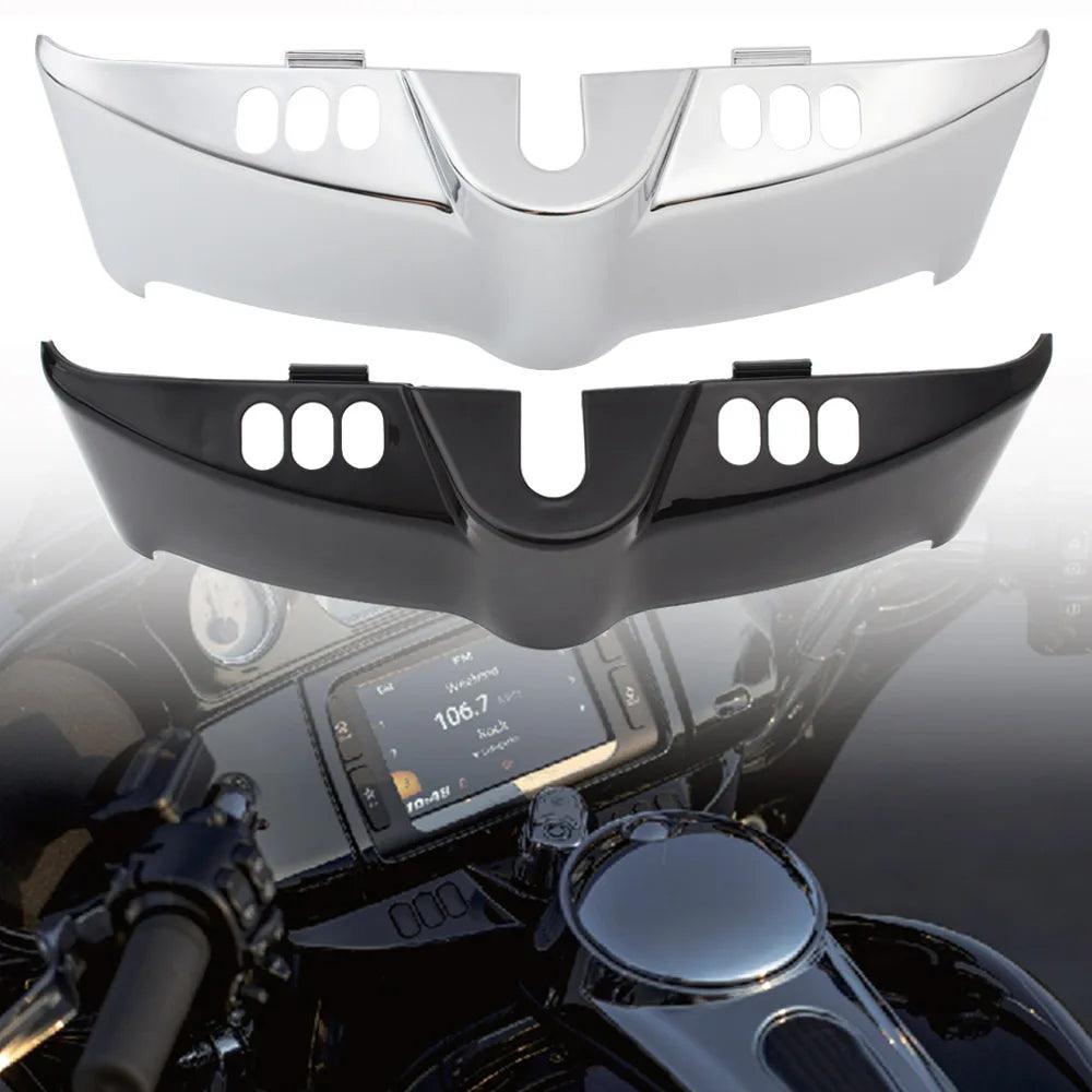 ABS Plastic Motorcycle Switch Console Batwing Dash Panel Accent Fairing Cover For Harley Touring Electra Street Glide 2014-2020 - RPM Rivals