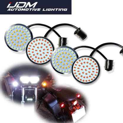 LED Turn Signal &DRL Red LED Tail running lights Bulbs For Harley Davidson Touring Electra Glide Road King Motorcycles - RPM Rivals