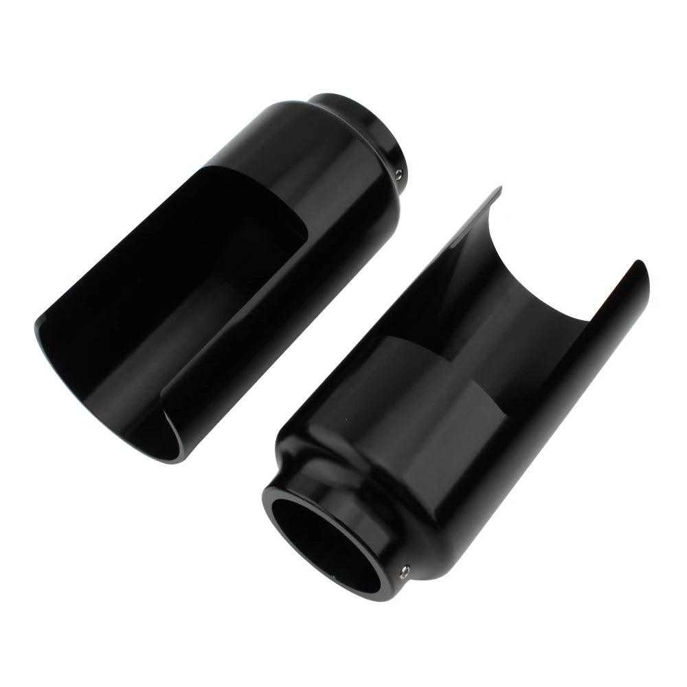 6Pcs Black Fork Boot Covers Tube Cap Kit For Harley Softail Breakout FXBR FXBRS 18+ - RPM Rivals