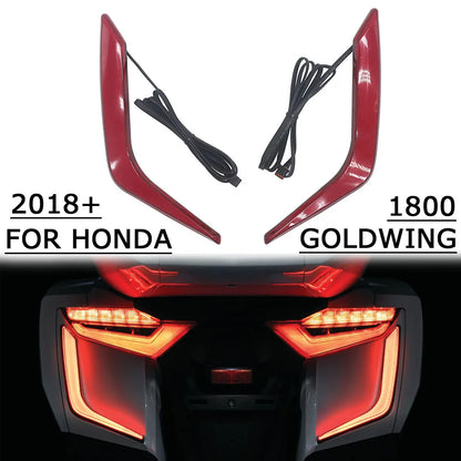 NEW LED Rear Saddlebag Accents Motorcycle Accessorie For Honda Gold Wing Tour DCT GL1800 2018 2019 2020 2021 Goldwing GL1800